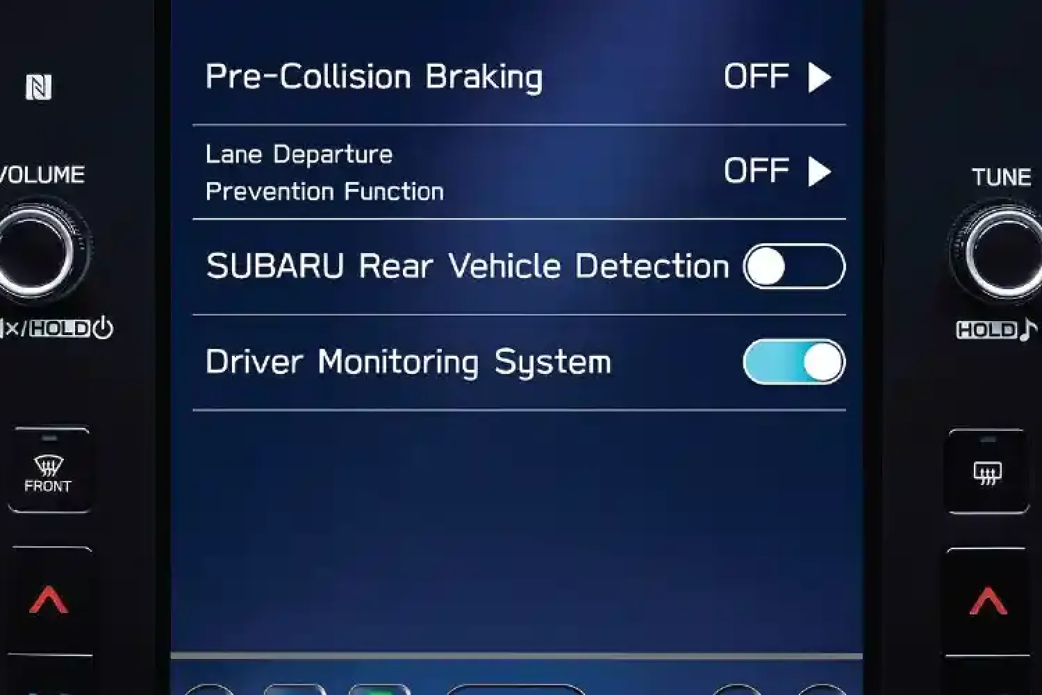 Sistema de monitorización del conductor (DMS)